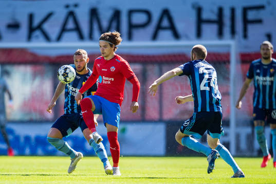 Helsingborgs Brandur Hendriksson och Djurgårdens Jesper