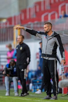 Helsingborgs tränare Olof Mellberg