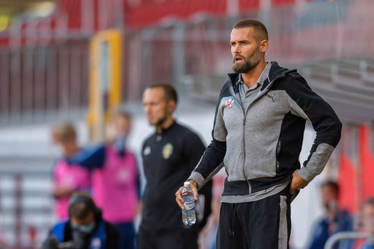 Helsingborgs tränare Olof Mellberg