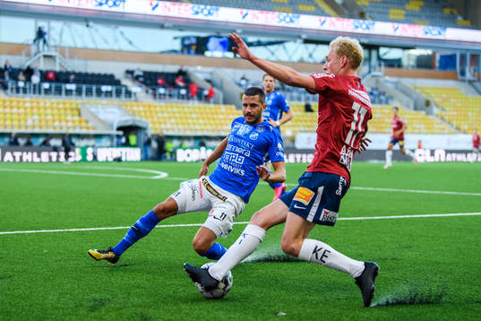Norrbys Alen Krasnici och Örgrytes Adam Bergmark Wiberg