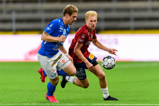 Norrbys Nicklas Savolainen och Örgrytes Adam Bergmark