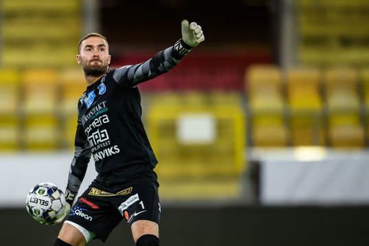 Norrbys målvakt Mergim Krasniqi
