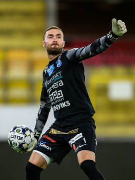 Norrbys målvakt Mergim Krasniqi