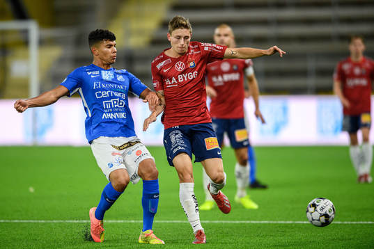 Norrbys Benjamin Arapovic och Örgrytes Anton Andreasson