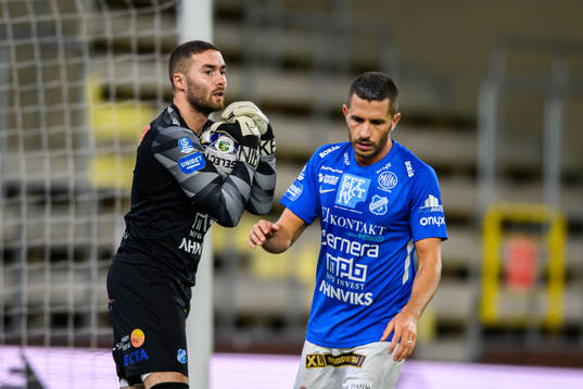 Norrbys målvakt Mergim Krasniqi