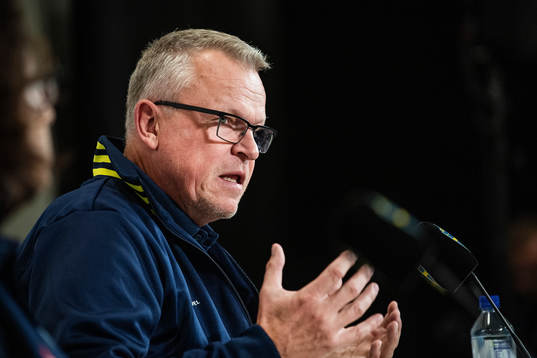 Head coach Janne Andersson of the Swedish national football