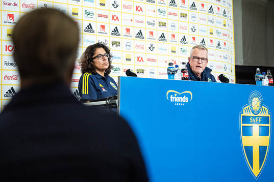 Head coach Janne Andersson of the Swedish national football