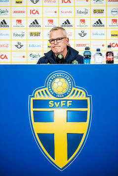 Head coach Janne Andersson of the Swedish national football