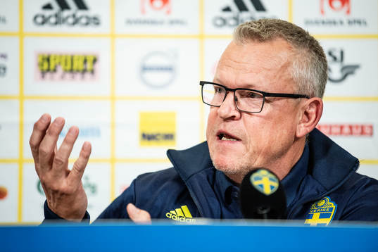 Head coach Janne Andersson of the Swedish national football