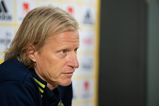 Team manager Stefan Petterson of the Swedish national