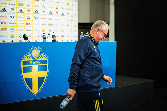 Head coach Janne Andersson of the Swedish national football
