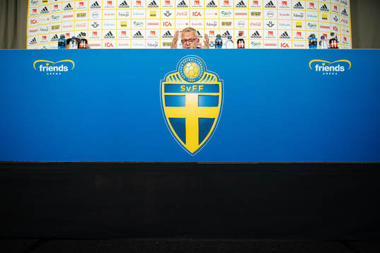 Head coach Janne Andersson of the Swedish national football