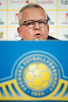 Head coach Janne Andersson of the Swedish national football