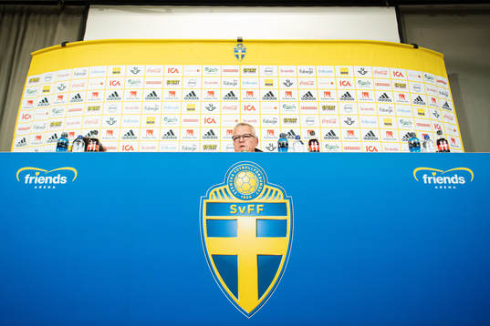 Head coach Janne Andersson of the Swedish national football