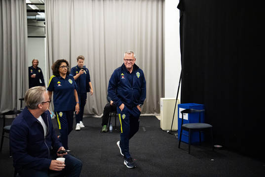 Head coach Janne Andersson of the Swedish national football