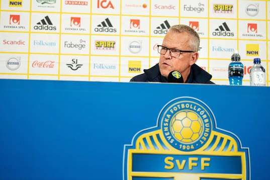 Head coach Janne Andersson of the Swedish national football
