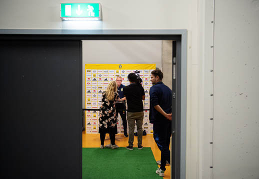 Head coach Janne Andersson of the Swedish national football