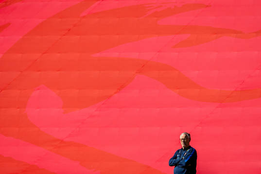 Lars Lagerbäck, head coach of Norway