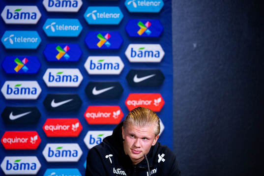 Erling Braut Haaland of the Norwegian national football team