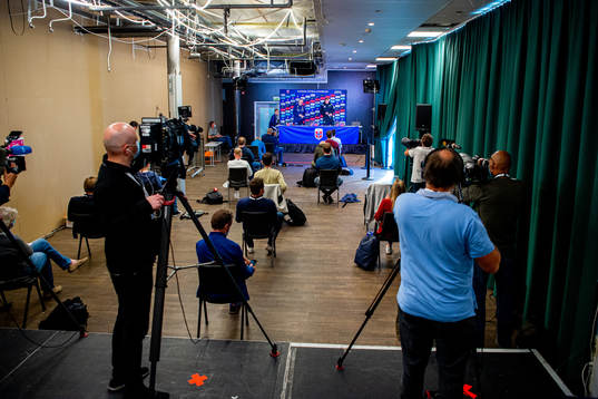 Bläddra bland fler bilder av Football, Nations League, Norway, press conference