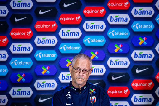 Lars Lagerbäck, head coach of Norway
