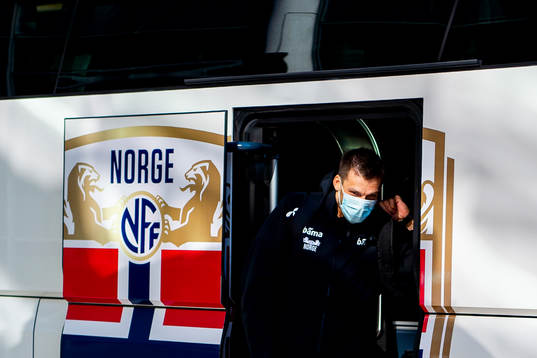Goalkeeper Rune Almenning Jarstein of the Norwegian