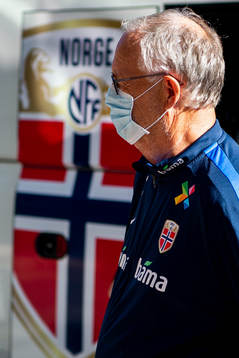 Lars Lagerbäck, head coach of Norway
