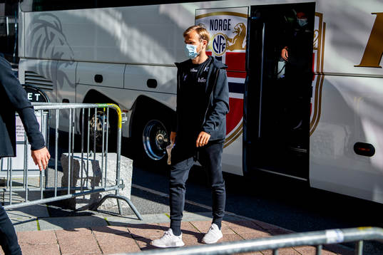 Iver Fossum of the Norwegian national football team