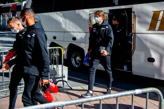 Sander Berge of the Norwegian national football team
