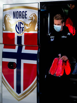 Stefan Johansen of the Norwegian national football team