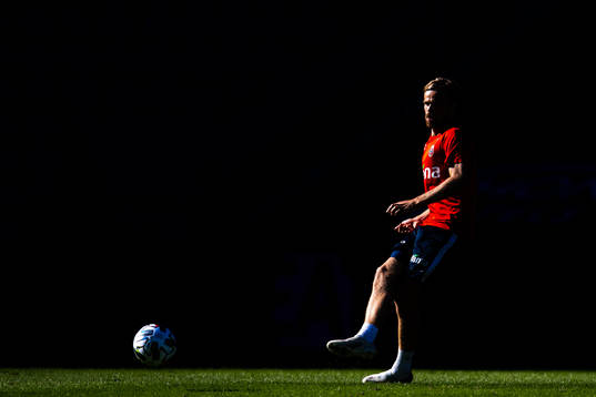Iver Fossum of the Norwegian national football team