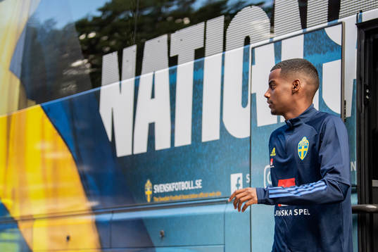 Alexander Isak of the Swedish national football team