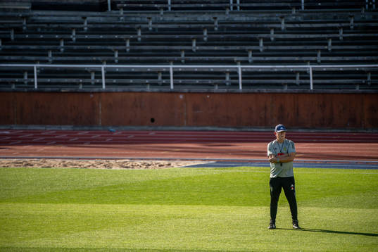Janne Andersson, head coach of the Swedish national