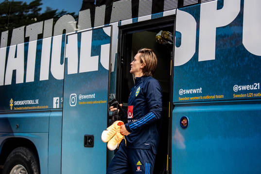 Kristoffer Olsson of the Swedish national football team