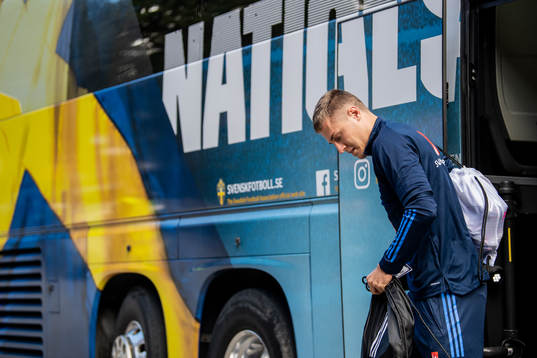 Mattias Svanberg of the Swedish national football team