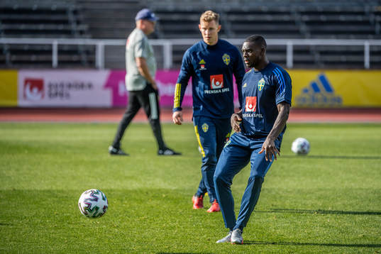 Ken Sema of the Swedish national football team