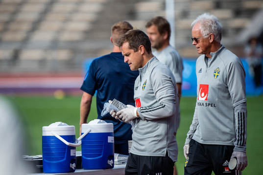 Jonas Werner and Anders Valentin, team doctors of the