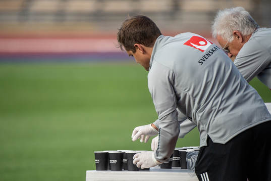 Jonas Werner and Anders Valentin, team doctors of the