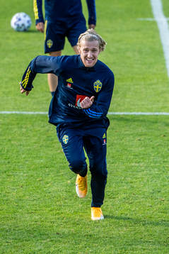 Emil Forsberg of the Swedish national football team
