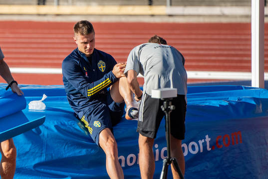 Mattias Svanberg of the Swedish national football team