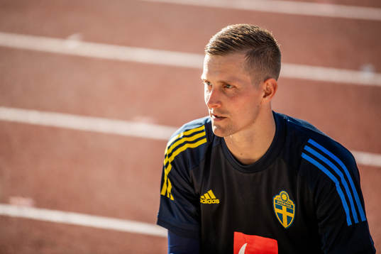 Goalkeeper Karl-Johan Johnsson of the Swedish national