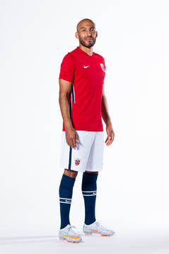 Haitam Aleesami of the Norwegian national football team