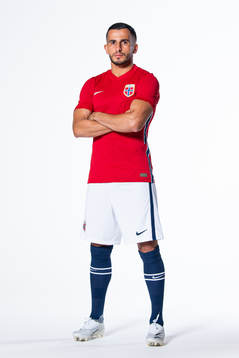 Omar Elabdellaoui of the Norwegian national football team