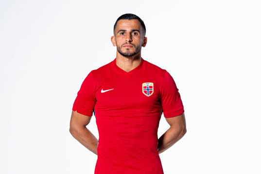 Omar Elabdellaoui of the Norwegian national football team