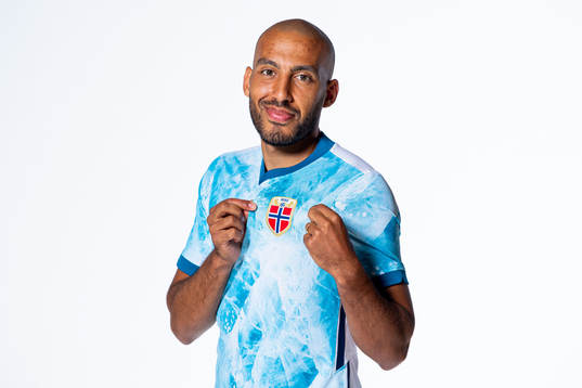 Haitam Aleesami of the Norwegian national football team