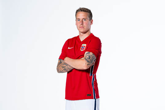 Stefan Johansen of the Norwegian national football team