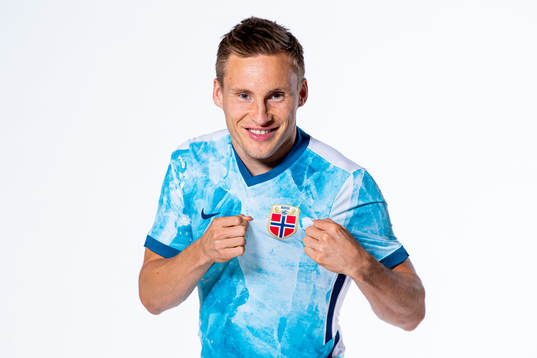 Jonas Svensson of the Norwegian national football team
