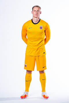 Goalkeeper Sondre Rossbach of the Norwegian national