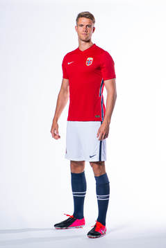 Kristoffer Ajer of the Norwegian national football team