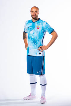 Tore Reginiussen of the Norwegian national football team